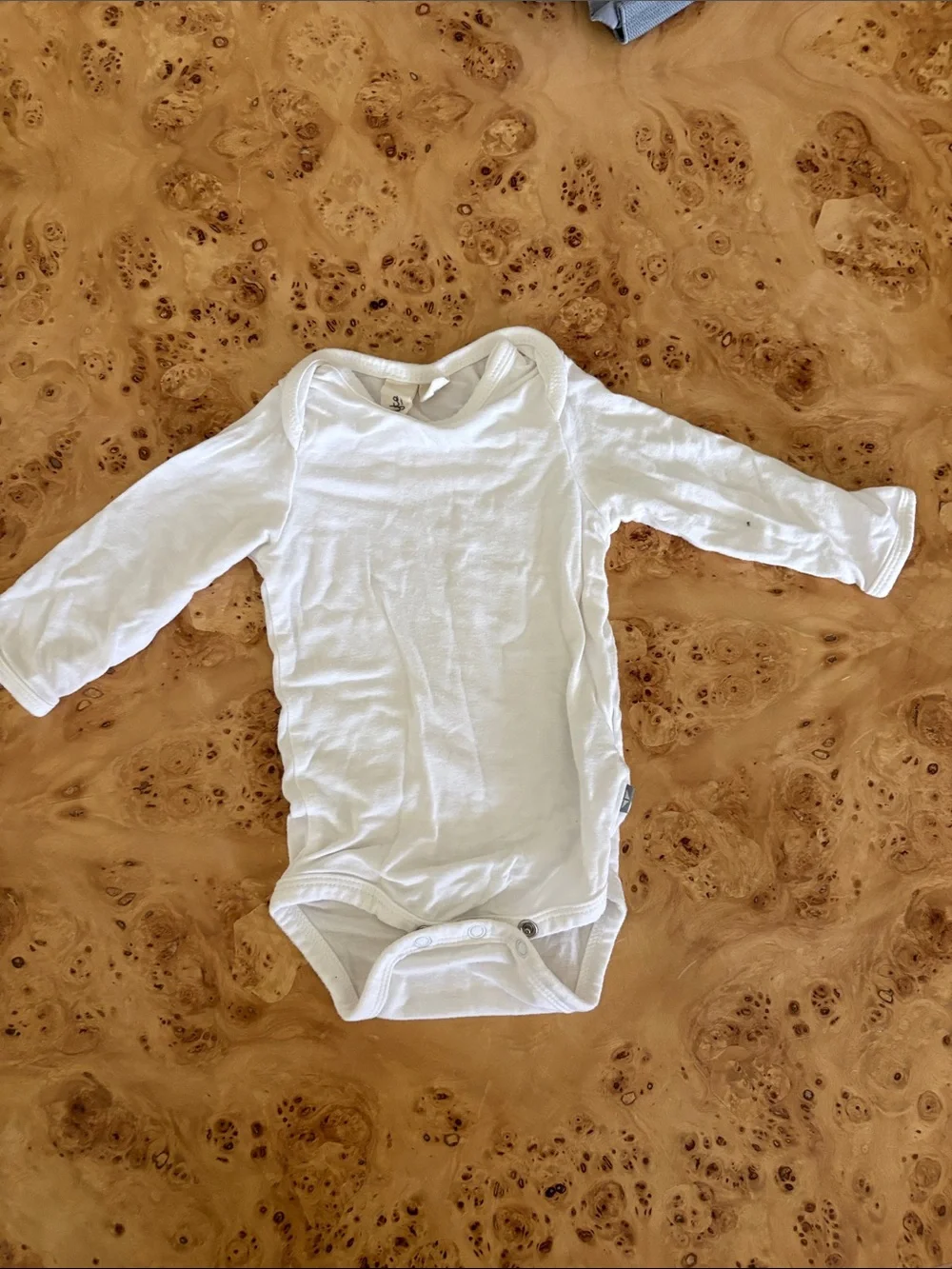 Kyte Baby White Long-Sleeve Bodysuit